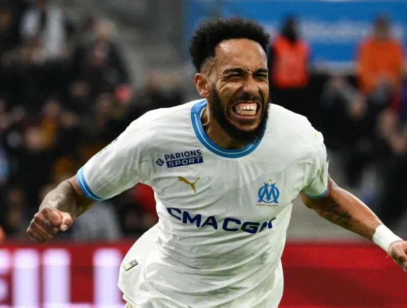 Pierre-Emerick Aubameyang sous les couleurs de l'Olympique de Marseille © DR