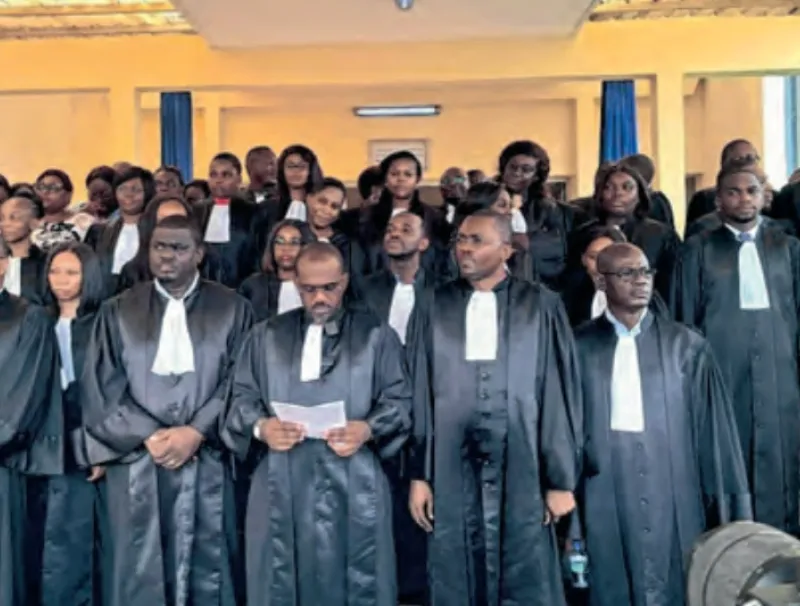 Les membres du Synamag lors d’une communication