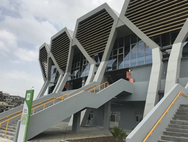 Le Palais des sports de Libreville aurait dû abriter ce samedi l’AG constitutive du PPB. © DR