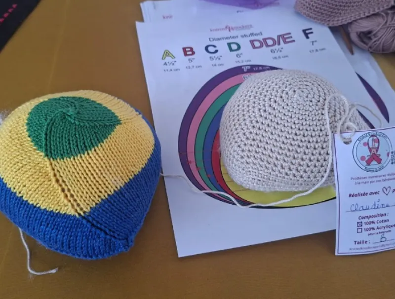 Prothèses mammaires en coton 