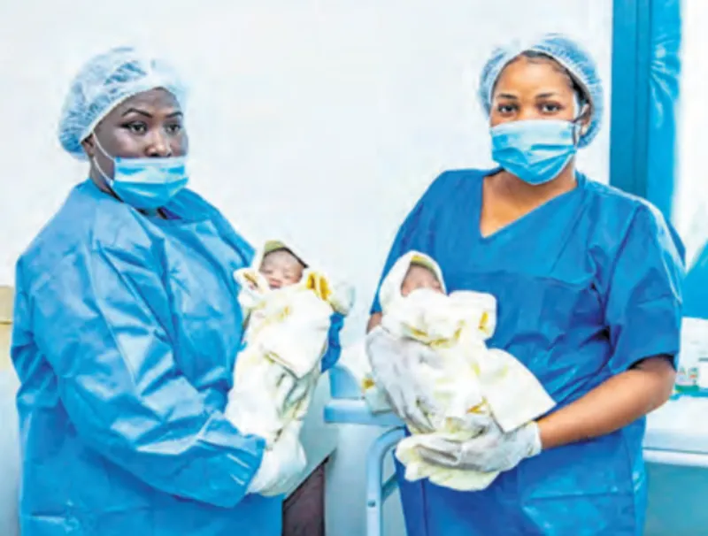 Grossesse gémellaire conduite à son terme, l’un des succès de la caravane médicale d’Ovan. 