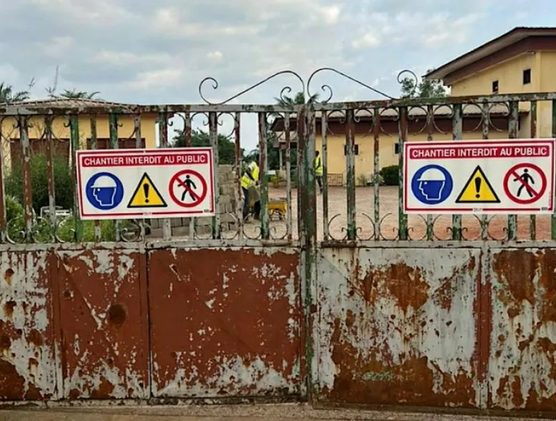 Tchibanga : réhabilitation de la résidence du gouverneur. © MOUSSAVOU Michel Lung