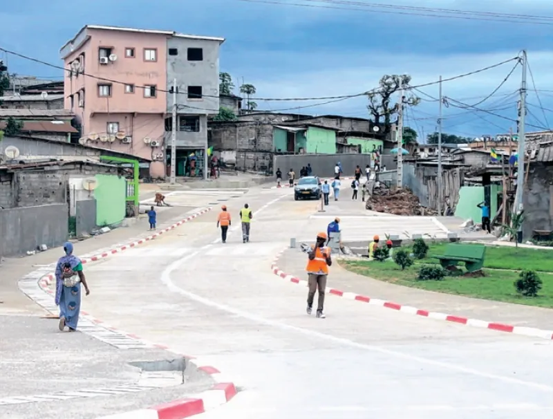 Les voies du quartier Akemindjogoni ont complètement changé les lieux.