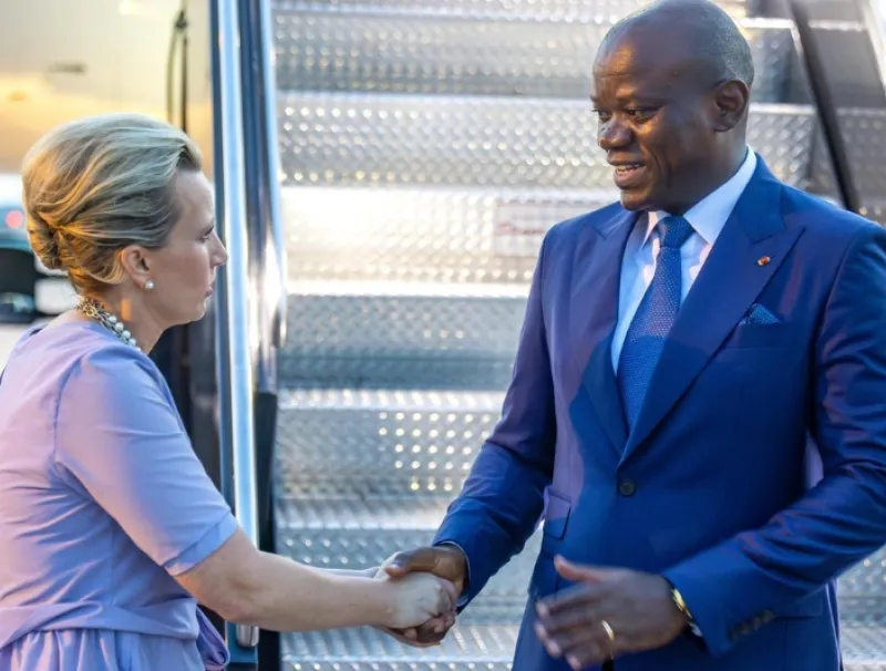 Arrivée du chef de l’Etat, Brice Clotaire Oligui Nguema à Washington DC. © DR