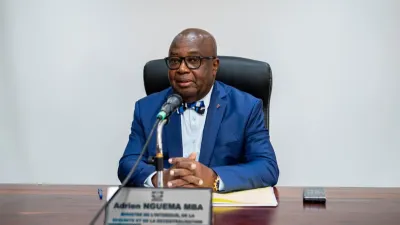 Adrien Nguema Mba, Ministre de l’Intérieur, de la Sécurité et de la Décentralisation 