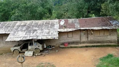 Quartier Akué-Essimengane dans la ville de Bitam