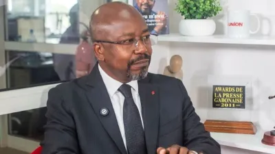 Alain Claude Bilie-By-Nzé, président du parti Ensemble pour le Gabon (EPG)