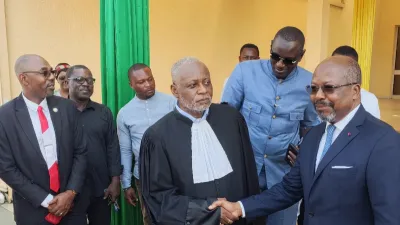 Alain-Claude Bilie-By-Nze, fondateur du  parti politique Ensemble pour le Gabon (EPG) 