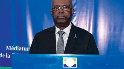 Alexis Boutamba Mbina, médiateur de la République
