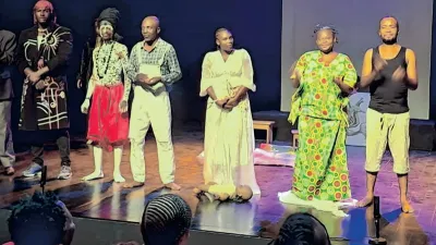 L’atelier dramatique Eyeno après sa prestation