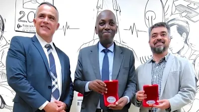 Augustin Emane, ministre de la justice à Rio de Janeiro