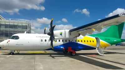 Avion de la compagnie Fly Gabon