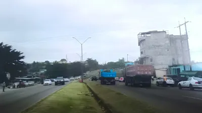 Lieu de l'accident à Belle peinture
