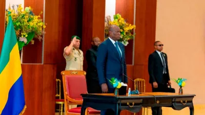 Brice Clotaire Oligui Nguema, président du Gabon 