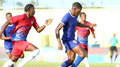 Caleb Nzamba, footballeur au Vautour Club