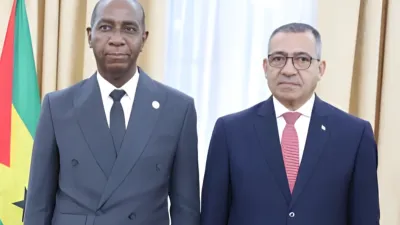 Carlos Okinda en poste à São Tomé-et-Príncipe