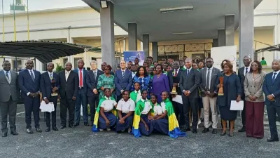 Cérémonie de remise d’équipements aux Clac du Gabon