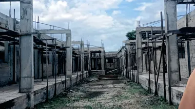 Un pan du chantier dont l’avancée est compromise