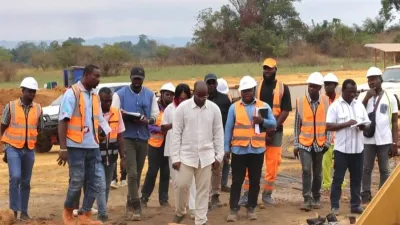 Chantier d'Ebomaf dans la Ngounié.