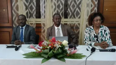 Le Bureau de la Cipref lors de la conférence de presse