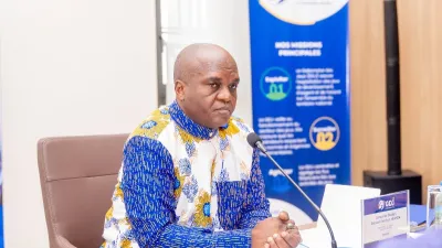 Le général de division Bonjean Mbandza, président du conseil d’administration de la GDJ.