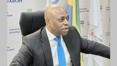 Crésant Pambo, président du Comité national olympique du Gabon (CNOG)