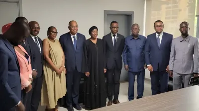 La délégation de l’UDB au siège du RHDP