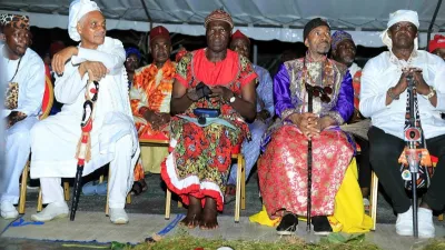 Une délégation de chefs coutumiers et de tradi-praticiens du Gabon et d’ailleurs