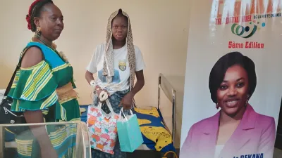 Distribution des kits aux jeunes mamans