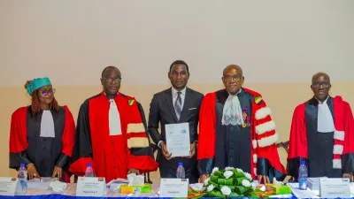 L’un des premiers docteurs sortis de l’école doctorale de Berthe et Jean