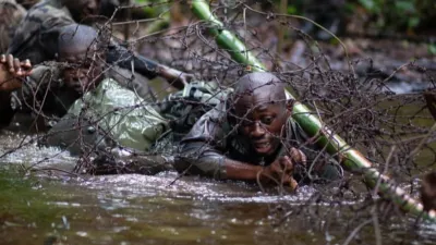 Le stage commando de l'ENFOMA. © DR