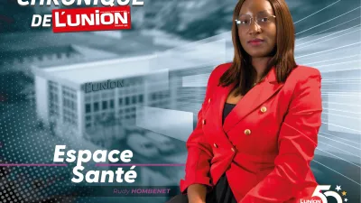 Rudy HOMBENET ANVINGUI, journaliste à l'union