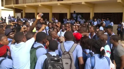 Élèves au Gabon