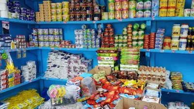 Épicerie à Koulamoutou