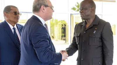 Oligui Nguema échange avec le directeur général du groupe Eramet