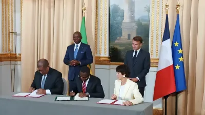 Signature du protocole d'accord entre Eramet et la République gabonaise