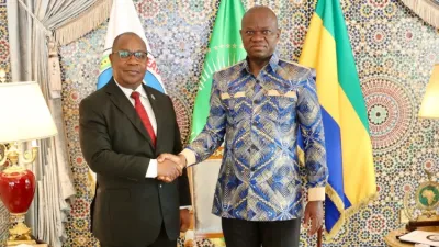 Brice Clotaire Oligui Nguema, président du Gabon et le président de la Commission de la CEEAC, Ézéchiel Nibigira