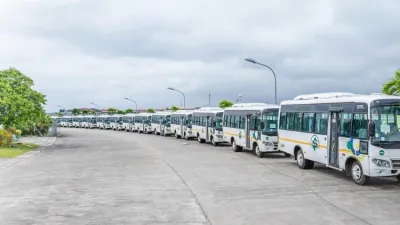 Une vue des bus de la CNT.