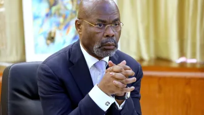 Germain Ngoyo Moussavou, président de la Haute autorité de la communication (HAC) 
