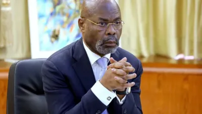 Germain Ngoyo Moussavou, président de la Haute autorité de la communication (HAC) 
