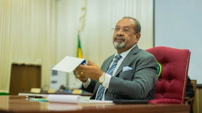 Guy-Bertrand Mapangou, président du Conseil Economique, Social, Economique, Environnemental et Culturel