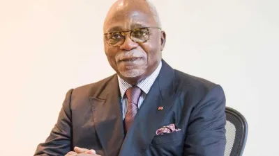 Guy Nzouba Ndama, président du parti Les Démocrates (LD)