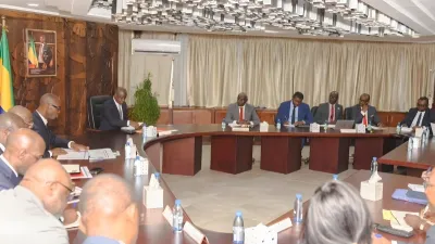 Hermann Immongault, vice-président du gouvernement gabonais