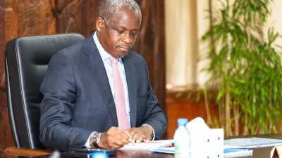 Hermann Immongault, vice-président du gouvernement gabonais