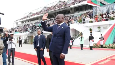 Hermann Immongault, vice-président du gouvernement gabonais à Madagascar