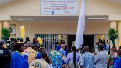 Inauguration de l'hôtel de ville d'Ovan