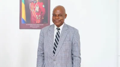 Ibrahim Tsendjiet Mboulou, président de l'Organisation gabonaise des consommateurs