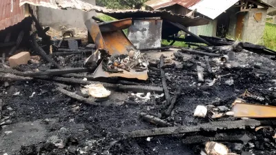 Incendie à Lambaréné