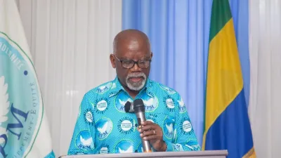 Jean-Robert Goulongana, président par intérim du Rassemblement pour la patrie et la modernité (RPM)