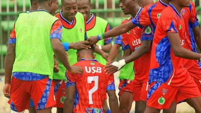 Joueurs de l'Union sportive de Bitam